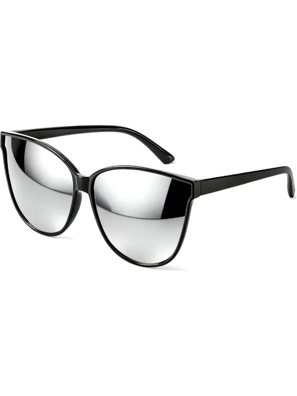 Oversized Cat Eye Sunglasses for Women - UV400 Polarized Retro Frames